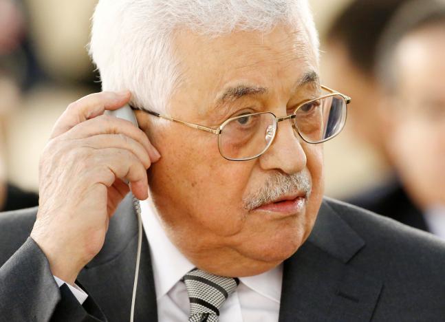 palestinian president mahmoud abbas attends the 34th session of the human rights council at the european headquarters of the united nations in geneva switzerland february 27 2017 photo reuters