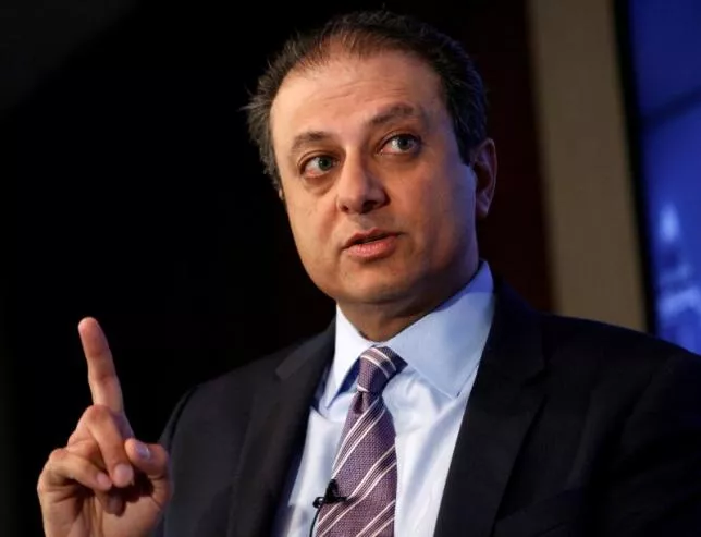 us attorney for the southern district of new york preet bharara speaks during a reuters newsmaker event in new york city us photo reuters us attorney for the southern district of new york preet bharara speaks during a reuters newsmaker event in new york city us photo reuters