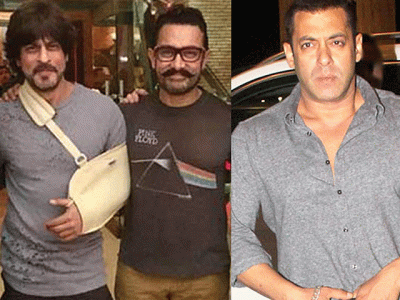 shah rukh and aamir enjoy a khantastic night but where is salman khan shah rukh and aamir enjoy a khantastic night but where is salman khan