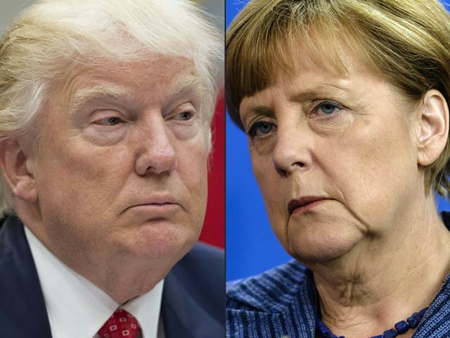 combination picture of angela merkel and donald trump photo reuters