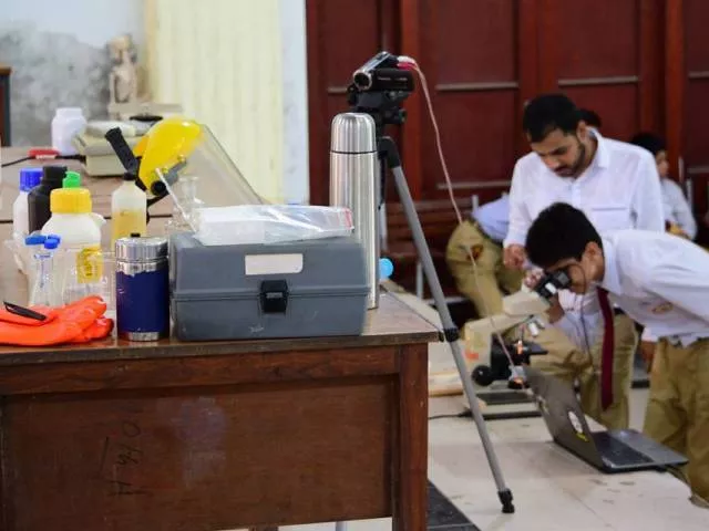 alif ailaan report recommends introducing lab classes much earlier photo express file alif ailaan report recommends introducing lab classes much earlier photo express file