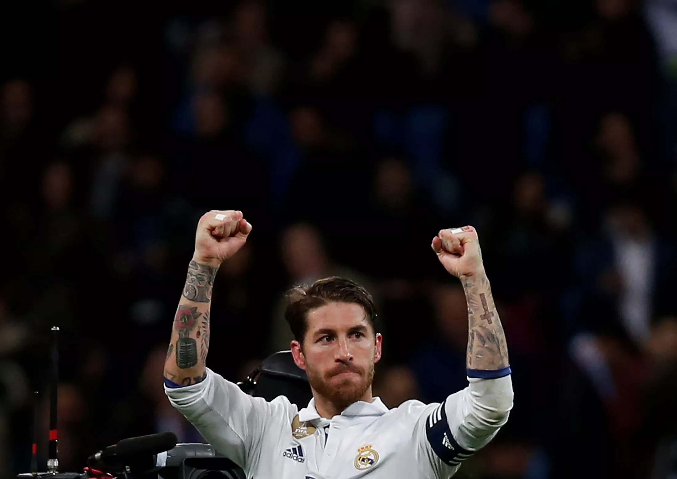 real madrid 039 s sergio ramos celebrates at the end of the match against real betis on march 12 2017 photo reuters real madrid 039 s sergio ramos celebrates at the end of the match against real betis on march 12 2017 photo reuters