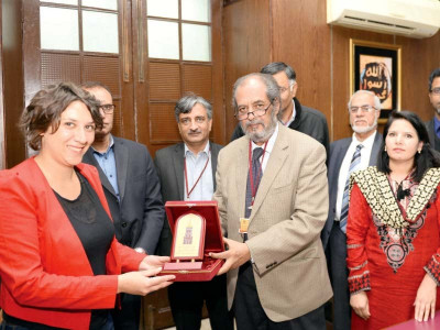 research collaboration french professors visit gcu research collaboration french professors visit gcu