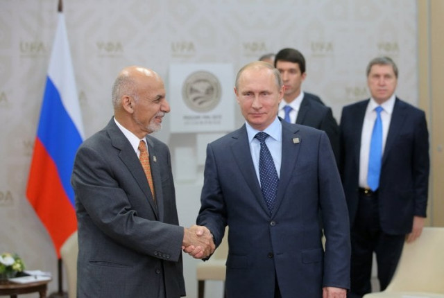 president of the russian federation vladimir putin meets with president of the islamic republic of afghanistan photo afp president of the russian federation vladimir putin meets with president of the islamic republic of afghanistan photo afp