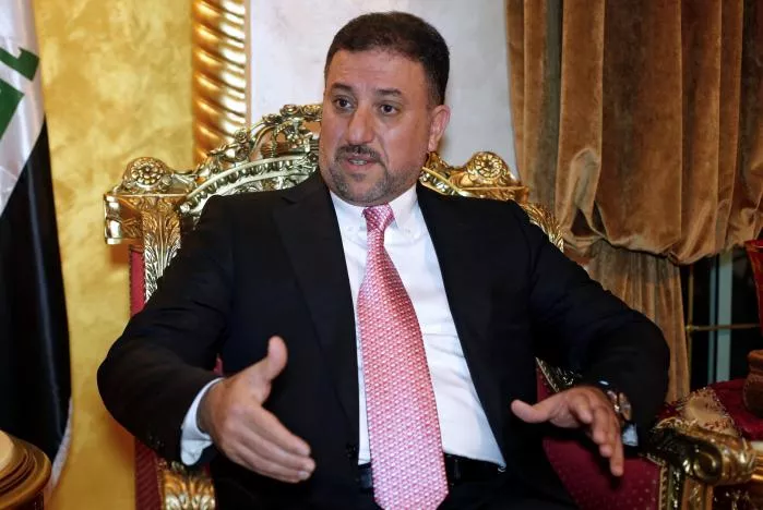 iraqi sunni politician khamis khanjar speaks during his interview with reuters reporter in amman jordan march 11 2017 photo reuters iraqi sunni politician khamis khanjar speaks during his interview with reuters reporter in amman jordan march 11 2017 photo reuters