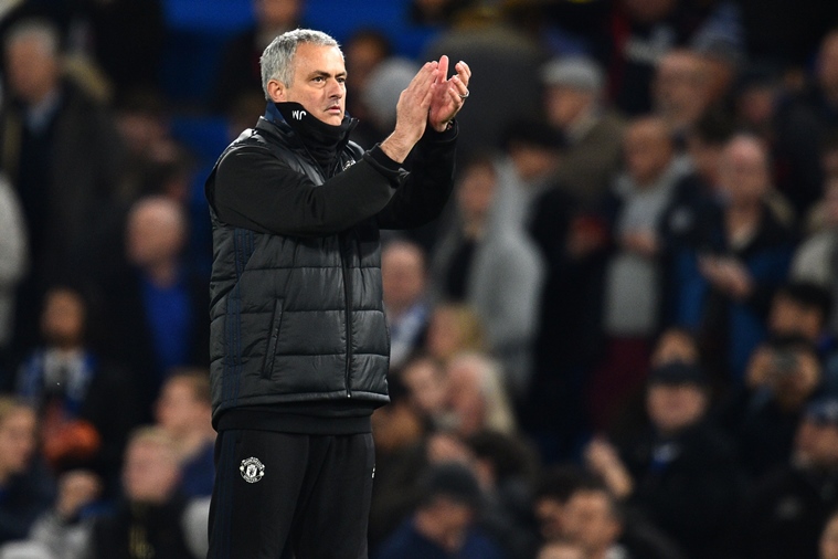 manchester united manager jose mourinho reacts after the match against chelsea on march 13 2017 photo afp