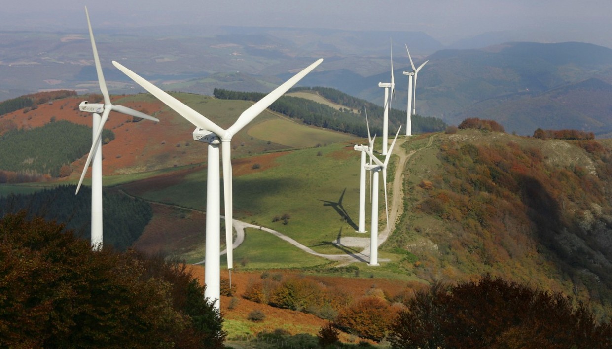 superconductive tape could one day be used to double the potency of wind turbines photo afp