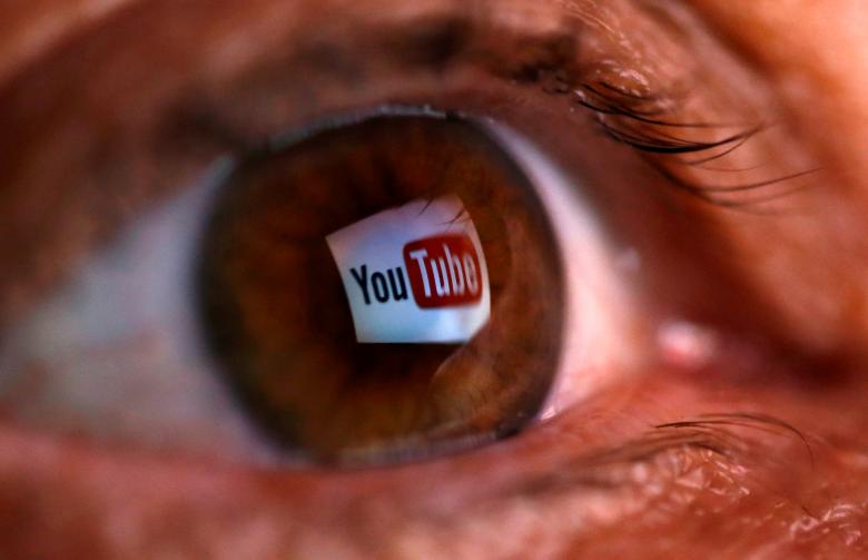 a picture illustration shows a youtube logo reflected in a person 039 s eye june 18 2014 photo reuters