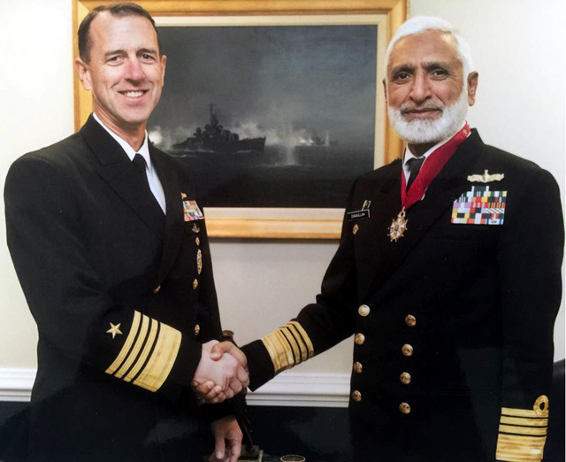 chief of the naval staff admiral muhammad zakaullah during meeting with us chief of naval operations admiral john richardson photo pr