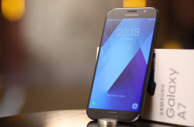 galaxy a7 is one of the best looking samsung devices out there galaxy a7 is one of the best looking samsung devices out there