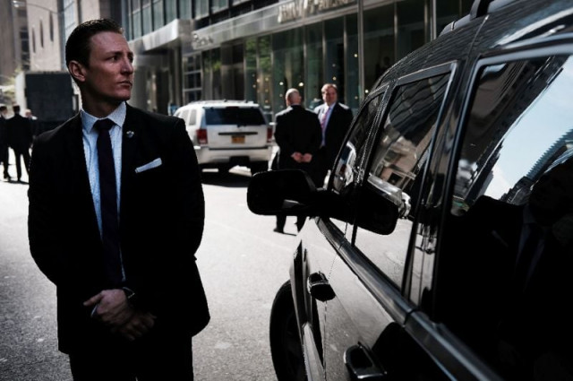 a secret service agent stands guard outside of trump tower in april 2016 in new york city photo afp a secret service agent stands guard outside of trump tower in april 2016 in new york city photo afp