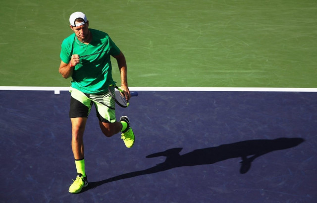 jack sock beat kei nishikori 6 3 2 6 6 2 in the quarter final photo afp jack sock beat kei nishikori 6 3 2 6 6 2 in the quarter final photo afp