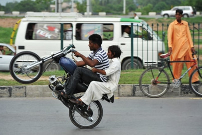cleanse karachi of unregistered motorcycles