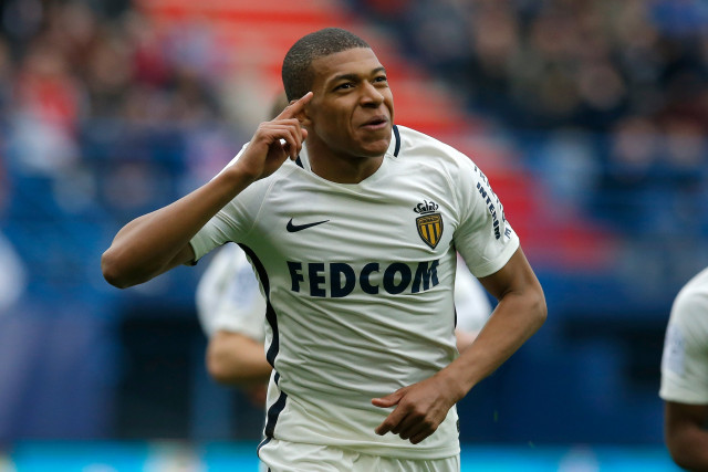 monaco 039 s kylian mbappe celebrates after scoring against caen on march 19 2017 photo reuters monaco 039 s kylian mbappe celebrates after scoring against caen on march 19 2017 photo reuters