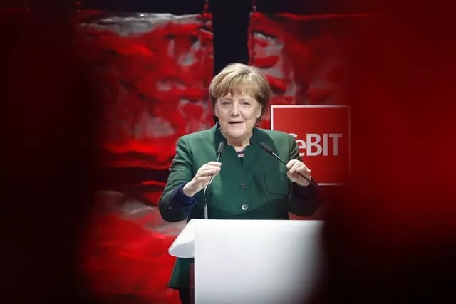 german chancellor angela merkel delivers her speech photo afp german chancellor angela merkel delivers her speech photo afp