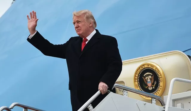 us president donald trump steps off air force one upon arrival at andrews air force base in maryland on march 19 2017 photo afp us president donald trump steps off air force one upon arrival at andrews air force base in maryland on march 19 2017 photo afp