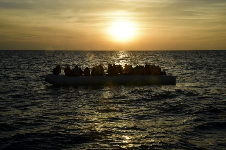 libya says 205 africans including eight women and a child were rescued off the coast of tajura 30 kilometres photo afp