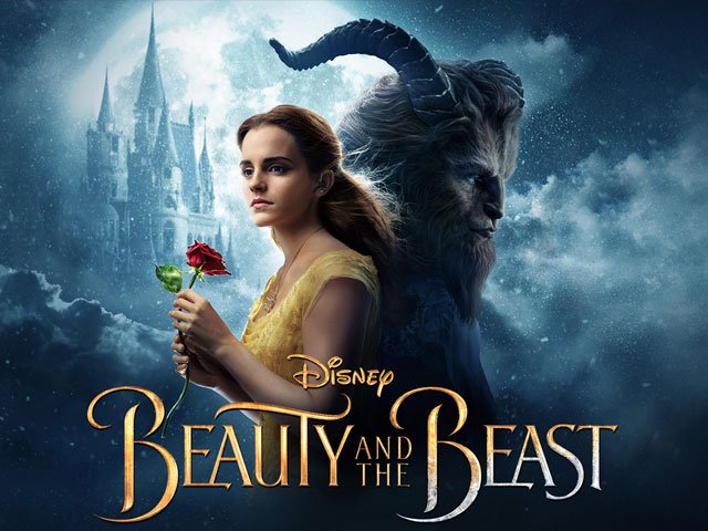 poster of the film beauty and the beast photo publicity