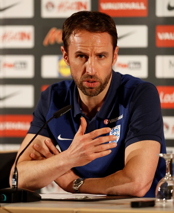 england manager gareth southgate during the press conference photo reuters