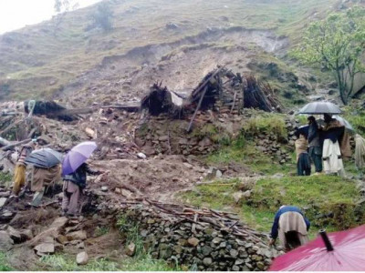 landslide three forest officials injured in kohistan landslide three forest officials injured in kohistan