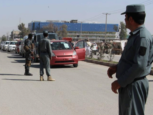 afghan policemen inspect vehicles at a checkpoint in helmand province afghanistan february 28 2017 photo reuters