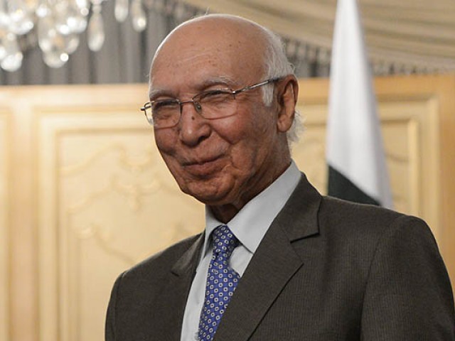 adviser on foreign affairs sartaj aziz photo afp