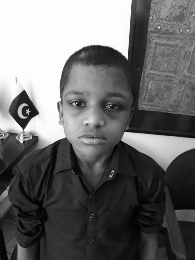 the child ali asghar told reporters that nadia used to torture him photo express