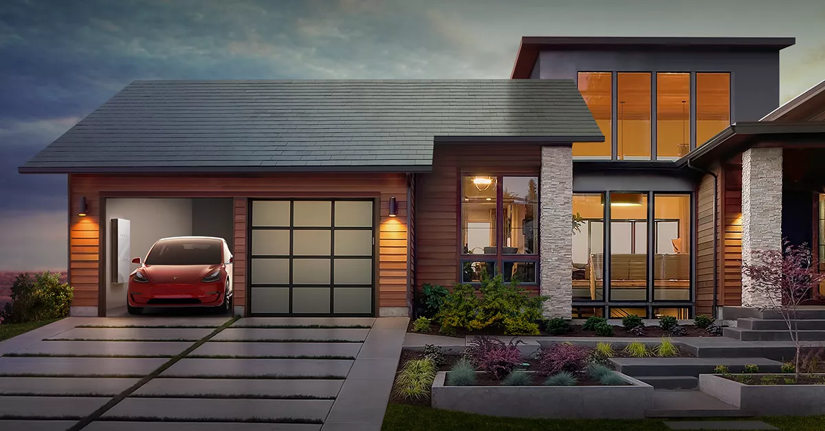 the cost of the solar roof tiles would be less than conventional solar roofs photo tesla the cost of the solar roof tiles would be less than conventional solar roofs photo tesla