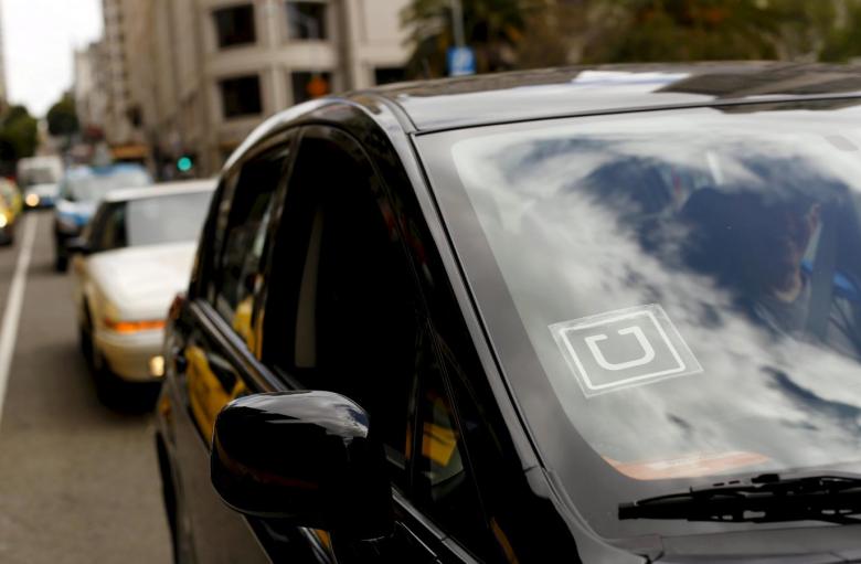 the uber logo is seen on a vehicle near union square in san francisco california us may 7 2015 photo reuters