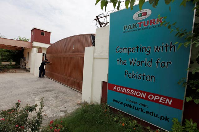 over 11 000 students and 1 500 teachers will be directly affected if the 23 pakturk schools are closed down photo reuters