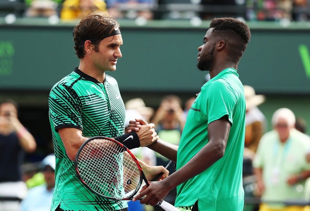 rising star federer was full of praise for his young american opponent frances tiafoe and said he would have gained valuable experience from the contest photo afp