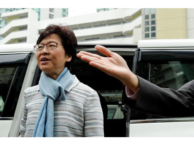 hong kong chief executive carrie lam photo reuters