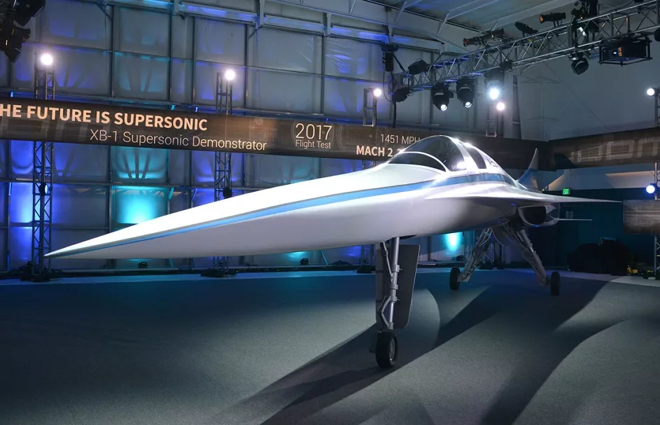 the xb 1 jet will be capable of flying from london to new york in just three hours and 15 minutes photo boom supersonic the xb 1 jet will be capable of flying from london to new york in just three hours and 15 minutes photo boom supersonic