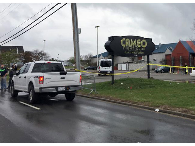 police tape blocks access to the crime scene after a mass shooting at the cameo nightlife club in cincinnati ohio us march 26 2017 photo reuters