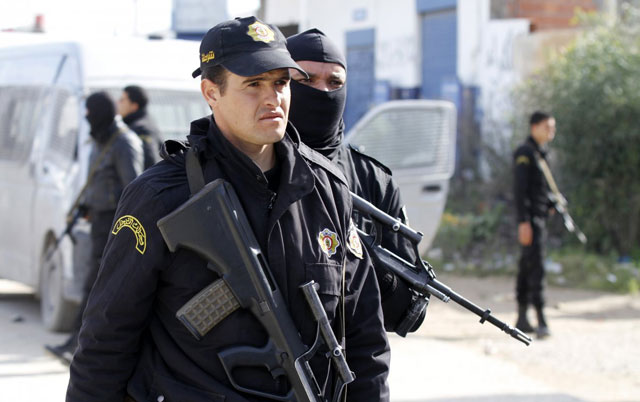 a file photo of tunisian police personnel photo reuters