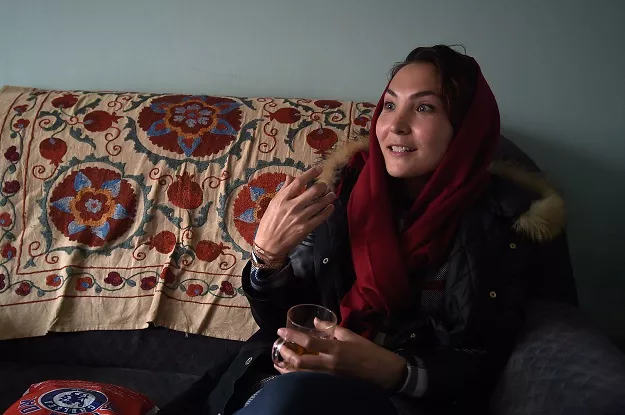 in this photograph taken on march 18 2017 afghan swimmer and coach elena saboori 25 head of the newly created women 039 s swimming committee gestures as she speaks during an interview with afp in a house in kabul photo afp in this photograph taken on march 18 2017 afghan swimmer and coach elena saboori 25 head of the newly created women 039 s swimming committee gestures as she speaks during an interview with afp in a house in kabul photo afp
