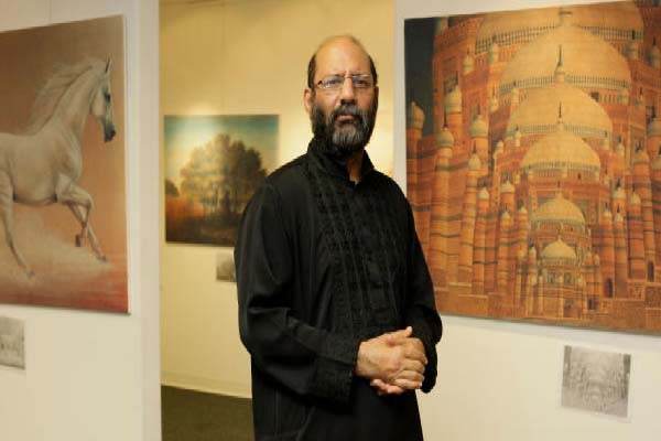 jimmy engineer shared that his art work is dedicated to the country and he considers himself to be a quot servant of pakistan quot photo afp