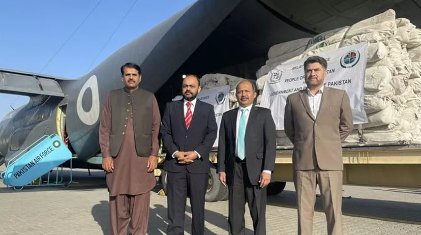first consignment of relief goods reaches afghanistan first consignment of relief goods reaches afghanistan