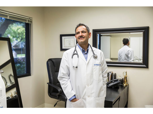 dr asif mahmood a doctor of pulmonary medicine who is running for lieutenant governor of california in 2018 at his office in san marino on tuesday photo courtesy the new york times