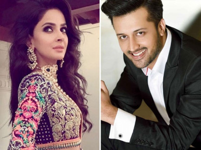 surprise atif aslam joins saba qamar in georgia