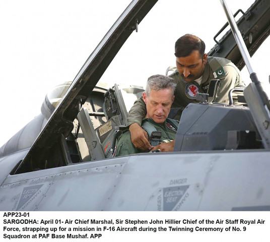 the raf chief straps up for an f 16 flight during the twinning ceremony at mushaf airbase photo app the raf chief straps up for an f 16 flight during the twinning ceremony at mushaf airbase photo app