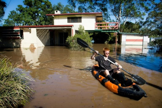 there were also fears for three other people missing in flood affected areas in queensland with police searching for them on sunday photo afp