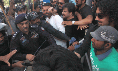 police thrash pti activists calling for police reforms police thrash pti activists calling for police reforms