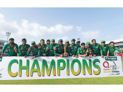 queen s park oval shahzad hasan lead pakistan to series victory