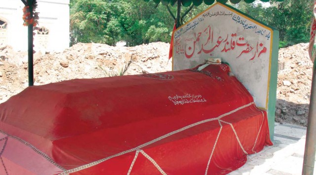 legendary pashto poet rahman baba s tombstone stolen from peshawar