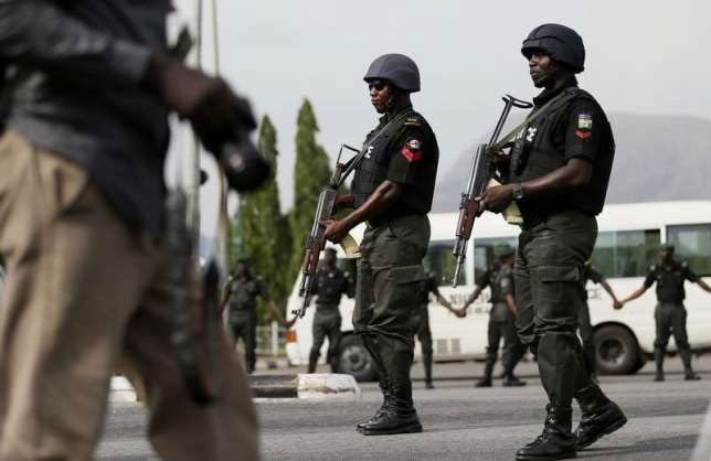 a file photo of nigerian police personnel