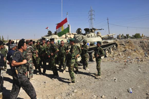 members of the kurdish security forces take part during an intensive security deployment after clashes with militants of the islamic state photo reuters file