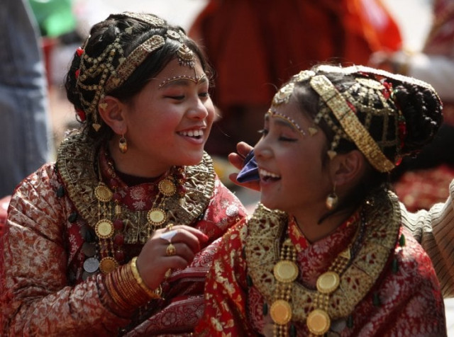 girls pictured getting ready for 039 ihi 039 their first marriage ceremony in kathmandu a new report reveals that one in three girls in nepal get married before they reach 18 photo reuters girls pictured getting ready for 039 ihi 039 their first marriage ceremony in kathmandu a new report reveals that one in three girls in nepal get married before they reach 18 photo reuters