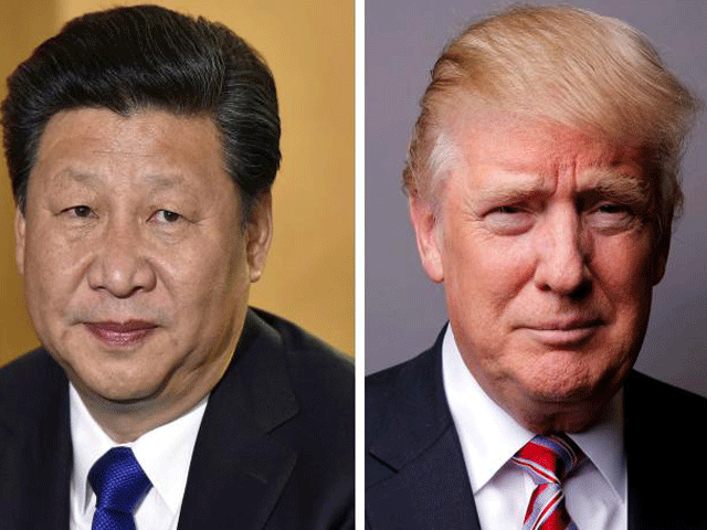 a combination of file photos showing chinese president xi jinping l at london 039 s heathrow airport october 19 2015 and us president donald trump posing for a photo in new york city us may 17 2016 photo reuters