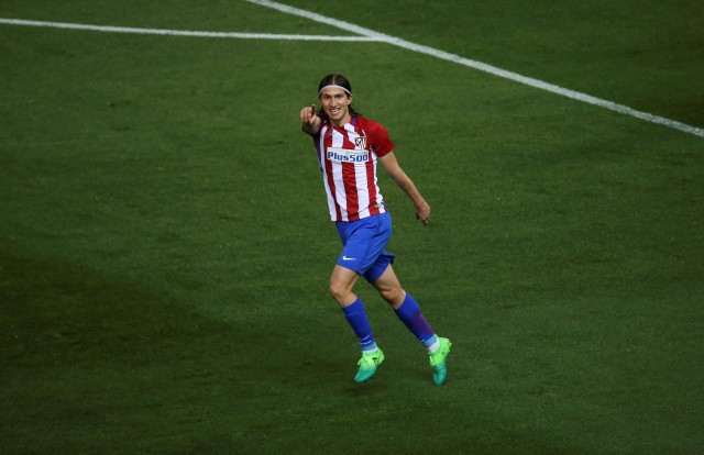 atletico madrid 039 s filipe luis celebrates after scoring a goal on april 4 2016 photo reuters atletico madrid 039 s filipe luis celebrates after scoring a goal on april 4 2016 photo reuters
